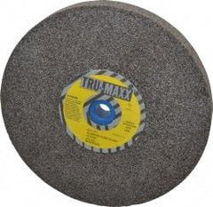 Tru-Maxx - 46 Grit Aluminum Oxide Bench & Pedestal Grinding Wheel - 8" Diam x 1" Hole x 1" Thick, 3600 Max RPM, O Hardness, Coarse Grade , Vitrified Bond - Eagle Tool & Supply