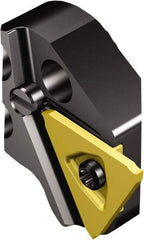 Sandvik Coromant - 570-xxR/L123U..B Insert, 14mm Head Length, Modular Grooving Cutting Unit Head - Right Hand Cut, System Size 25, Through Coolant, Series CoroCut 3 - Eagle Tool & Supply
