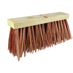 16″ Street Broom, 6-1/4″ Trim Length, Dyed Palmyra Fill - Eagle Tool & Supply