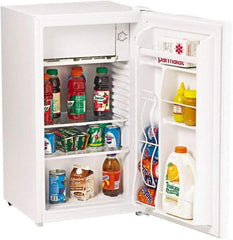 Avanti - 3.3 Cubic Ft. White Office Refrigerator - 18-1/2 Inch Wide x 17-1/2 Inch Deep x 33-1/2 Inch High - Eagle Tool & Supply