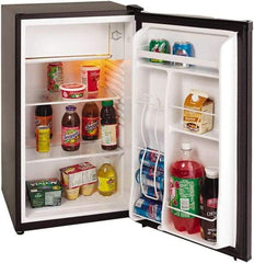 Avanti - 3.3 Cubic Ft. Black Office Refrigerator - 18-1/2 Inch Wide x 17-1/2 Inch Deep x 33-1/2 Inch High - Eagle Tool & Supply