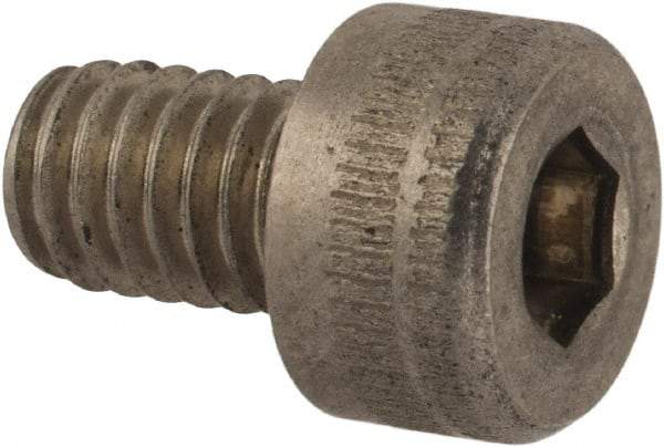 Holo-Krome - M4x0.70 Metric Coarse Hex Socket Drive, Socket Cap Screw - Grade Austenitic A4 Stainless Steel, Uncoated, Fully Threaded, 6mm Length Under Head - Eagle Tool & Supply