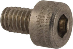 Holo-Krome - M4x0.70 Metric Coarse Hex Socket Drive, Socket Cap Screw - Grade Austenitic A4 Stainless Steel, Uncoated, Fully Threaded, 6mm Length Under Head - Eagle Tool & Supply