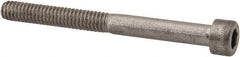 Holo-Krome - #8-32 UNC Hex Socket Drive, Socket Cap Screw - Grade 18-8 Stainless Steel, Uncoated, Partially Threaded, 1-3/4" Length Under Head - Eagle Tool & Supply