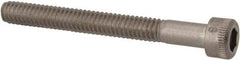 Holo-Krome - #8-32 UNC Hex Socket Drive, Socket Cap Screw - Grade 18-8 Stainless Steel, Uncoated, Partially Threaded, 1-1/2" Length Under Head - Eagle Tool & Supply