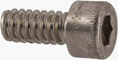 Holo-Krome - #6-32 UNC Hex Socket Drive, Socket Cap Screw - Grade 18-8 Stainless Steel, Uncoated, Fully Threaded, 5/16" Length Under Head - Eagle Tool & Supply
