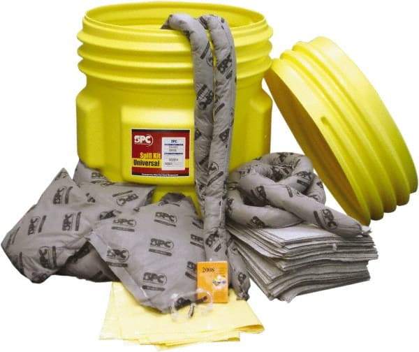 Brady SPC Sorbents - Chemical Neutralizer & Absorbent Spill Kit - 65 Gal Bucket - Eagle Tool & Supply