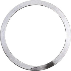 Rotor Clip - 0.111" Thick, Uncoated Finish, Stainless Steel Spiral Internal Retaining Ring - 0.12" Groove Width, 0.13" Groove Depth, 5.26" Groove Diam, Grade 302 - Eagle Tool & Supply