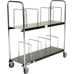 Vestil - 400 Lb Capacity Steel Carton Cart - 18" OAW, Rubber Casters - Eagle Tool & Supply
