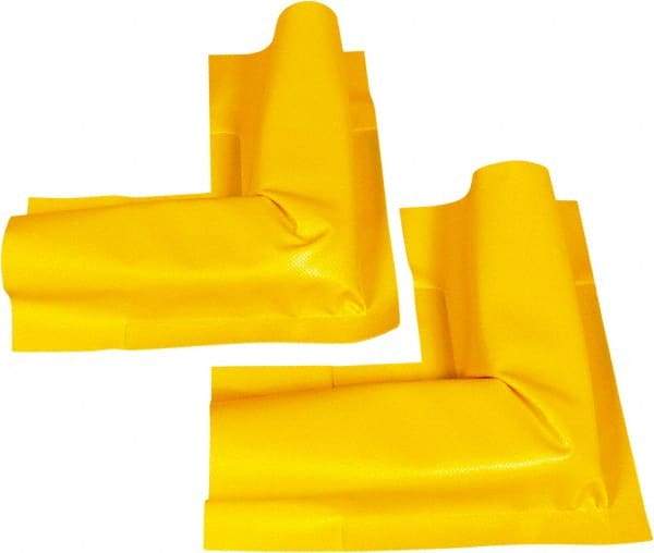 UltraTech - 0.6' Long x 0.46' Wide x 2" High, Spill Containment Corner - Compatible with Ultra-Berm Builder - Eagle Tool & Supply