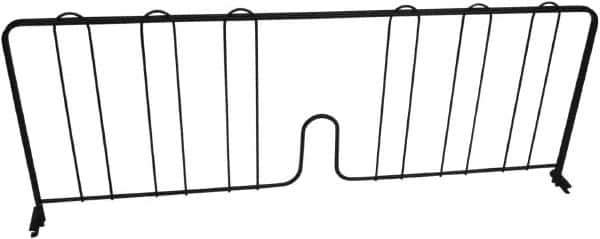 Value Collection - 24" Wide, 8" High, Open Shelving Accessory/Component - Black Powder Finish, 1/2" Deep, Use with NuLine Units - Eagle Tool & Supply