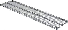 Value Collection - 72" Wide, 1.19" High, Open Shelving Accessory/Component - Black Powder Finish, 18" Deep, Use with NuLine Units - Eagle Tool & Supply