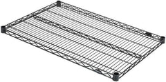 Value Collection - 36" Wide, 1.19" High, Open Shelving Accessory/Component - Black Powder Finish, 24" Deep, Use with NuLine Units - Eagle Tool & Supply