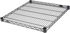 Value Collection - 24" Wide, 1.19" High, Open Shelving Accessory/Component - Black Powder Finish, 24" Deep, Use with NuLine Units - Eagle Tool & Supply