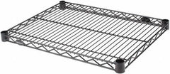 Value Collection - 24" Wide, 1.19" High, Open Shelving Accessory/Component - Black Powder Finish, 18" Deep, Use with NuLine Units - Eagle Tool & Supply