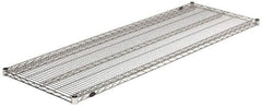 Value Collection - 72" Wide, 1.19" High, Open Shelving Accessory/Component - Stainless Steel Finish, 24" Deep, Use with NuLine Units - Eagle Tool & Supply