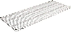 Value Collection - 60" Wide, 1.19" High, Open Shelving Accessory/Component - Stainless Steel Finish, 24" Deep, Use with NuLine Units - Eagle Tool & Supply