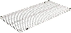 Value Collection - 36" Wide, 1.19" High, Open Shelving Accessory/Component - Zinc Finish, 18" Deep, Use with NuLine Units - Eagle Tool & Supply