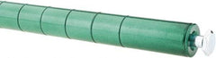 Value Collection - 1-1/2" Wide, 63" High, Open Shelving Accessory/Component - Epoxy Coated Finish, 1-1/2" Deep, Use with NuLine Units - Eagle Tool & Supply