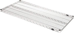 Value Collection - 48" Wide, 1.19" High, Open Shelving Accessory/Component - Black Powder Finish, 24" Deep, Use with NuLine Units - Eagle Tool & Supply