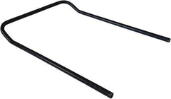 Value Collection - 18" Wide, 34" High, Open Shelving U-Shaped Handle - Black Powder Finish, 4" Deep, Use with NuLine Units - Eagle Tool & Supply