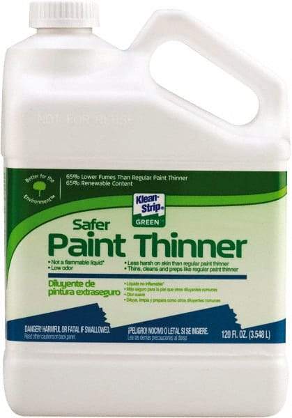 Klean-Strip - 1 Gal Paint Thinner - 276 gL VOC Content, Comes in Plastic Can - Eagle Tool & Supply