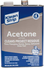 Klean-Strip - 1 Gal Acetone - Comes in Metal Can - Eagle Tool & Supply