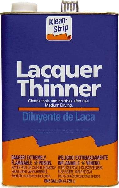 Klean-Strip - 1 Gal Lacquer Thinner SCAQMD - 24 gL VOC Content, Comes in Metal Can - Eagle Tool & Supply