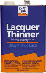 Klean-Strip - 1 Gal Lacquer Thinner - 590 gL VOC Content, Comes in Metal Can - Eagle Tool & Supply