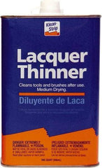 Klean-Strip - 1 Qt Lacquer Thinner SCAQMD - 24 gL VOC Content, Comes in Metal Can - Eagle Tool & Supply