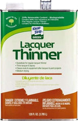 Klean-Strip - 1 Gal Lacquer Thinner - 789 gL VOC Content, Comes in Metal Can - Eagle Tool & Supply