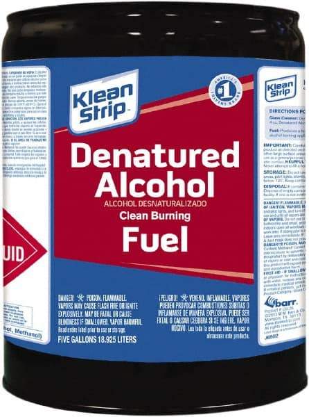 Klean-Strip - 5 Gal Denatured Alcohol - 790 gL VOC Content, Comes in Metal Can - Eagle Tool & Supply