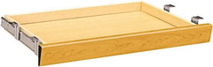 Hon - Laminate Center Drawer Desk with Center Drawer - 29.88" Wide x 24" Deep x 3" High, Harvest Gold - Eagle Tool & Supply