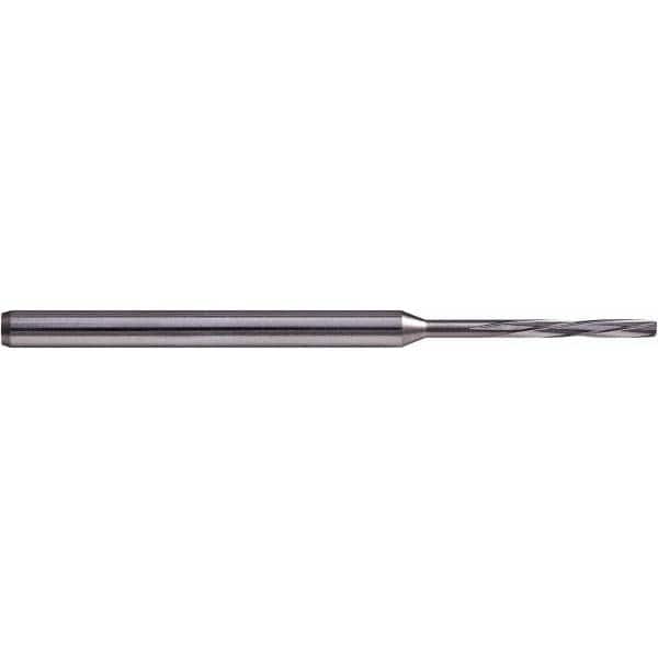 Hertel - 0.39mm Solid Carbide 4 Flute Chucking Reamer - Eagle Tool & Supply