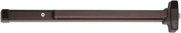 Falcon - 29-1/4 to 36" Wide Door Range, Duranodic Bronze Finish Medium Duty Rim Push Bar - 2-1/2 Projection - Eagle Tool & Supply