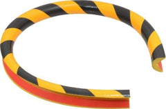 PRO-SAFE - Flexible Polyurethane Foam Type A Corner Guard - Yellow/Black - Eagle Tool & Supply
