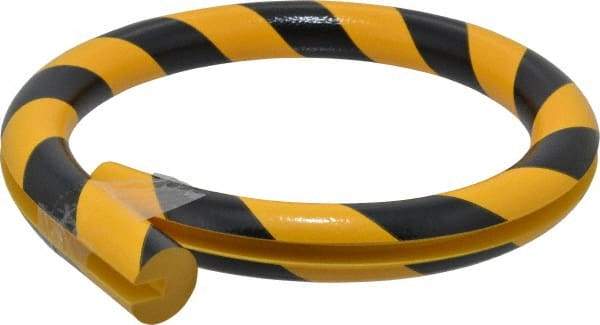 PRO-SAFE - Flexible Polyurethane Foam Type B Corner Guard - Yellow/Black - Eagle Tool & Supply