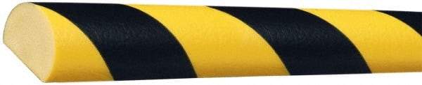 PRO-SAFE - Flexible Polyurethane Foam Type C Wall/Surface Protector - Yellow/Black - Eagle Tool & Supply