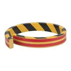 PRO-SAFE - Flexible Polyurethane Foam Type D Wall/Surface Protector - Yellow/Black - Eagle Tool & Supply