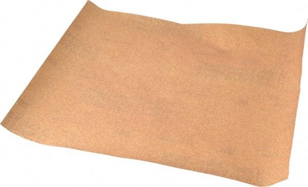 Norton - 100 Grit, Garnet Sanding Sheet - 11" Long x 9" Wide, Fine Grade, A Weighted Paper Backing - Eagle Tool & Supply