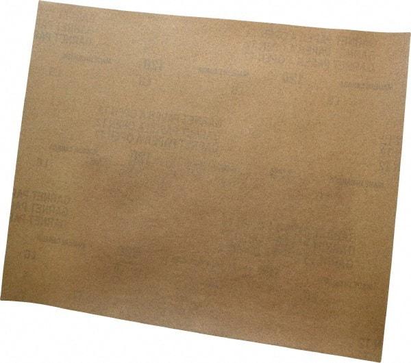 Norton - 120 Grit, Garnet Sanding Sheet - 11" Long x 9" Wide, Fine Grade, A Weighted Paper Backing - Eagle Tool & Supply