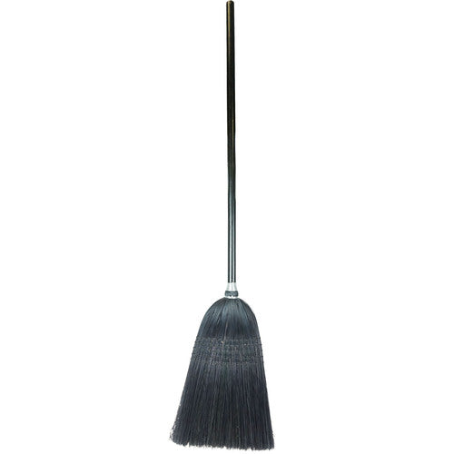 Light Industrial Upright Broom, 100 Percent Black Corn Fill, 56″ Overall Length - Eagle Tool & Supply