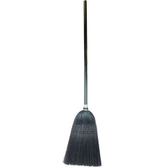 Light Industrial Upright Broom, 100 Percent Black Corn Fill, 56″ Overall Length - Eagle Tool & Supply