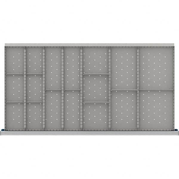 LISTA - 17-Compartment Drawer Divider Layout for 3.15" High Drawers - Eagle Tool & Supply