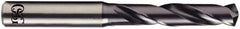OSG - 3/4" 140° Solid Carbide Screw Machine Drill Bit - WD1 Finish, 79mm Flute Length, 131mm OAL - Eagle Tool & Supply