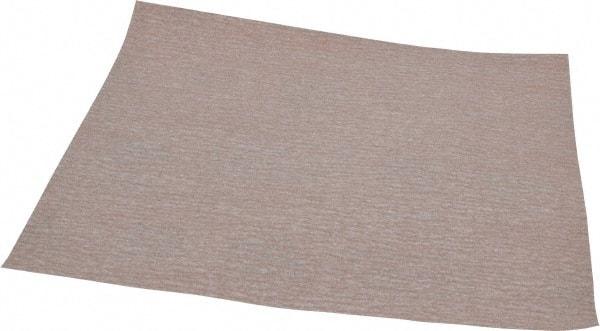 Norton - 240 Grit, Aluminum Oxide Sanding Sheet - 11" Long x 9" Wide, Very Fine Grade, B Weighted Paper Backing - Eagle Tool & Supply