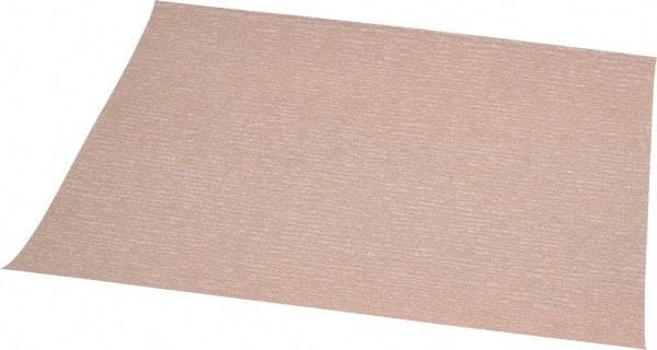 Norton - 320 Grit, Aluminum Oxide Sanding Sheet - 11" Long x 9" Wide, Extra Fine Grade, B Weighted Paper Backing - Eagle Tool & Supply