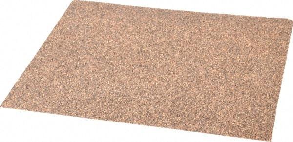 Norton - 36 Grit, Aluminum Oxide Sanding Sheet - 11" Long x 9" Wide, Very Coarse Grade, D Weighted Paper Backing - Eagle Tool & Supply