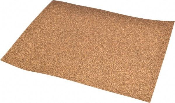 Norton - 50 Grit, Aluminum Oxide Sanding Sheet - 11" Long x 9" Wide, Coarse Grade, D Weighted Paper Backing - Eagle Tool & Supply