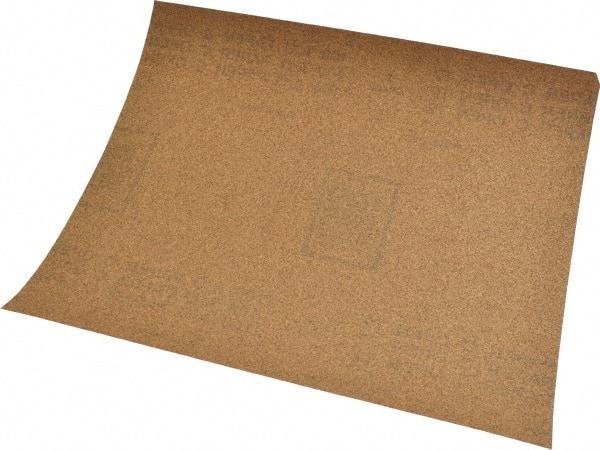 Norton - 100 Grit, Aluminum Oxide Sanding Sheet - 11" Long x 9" Wide, Fine Grade, C Weighted Paper Backing - Eagle Tool & Supply